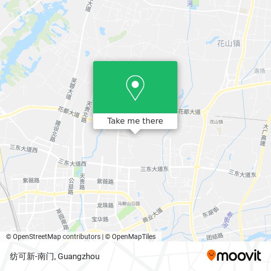 纺可新-南门 map
