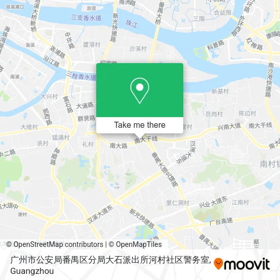 广州市公安局番禺区分局大石派出所河村社区警务室 map