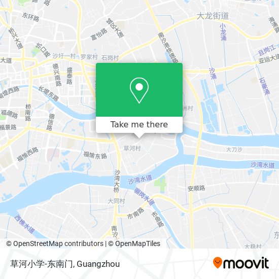 草河小学-东南门 map