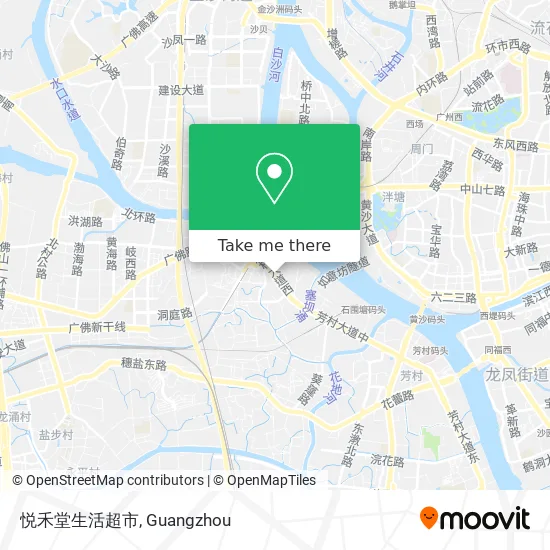悦禾堂生活超市 map