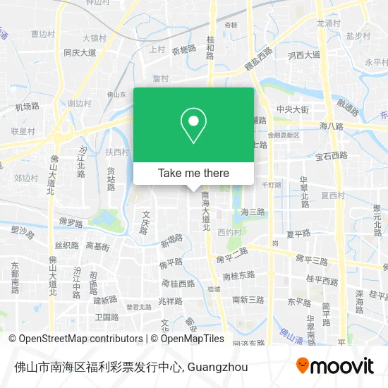 佛山市南海区福利彩票发行中心 map