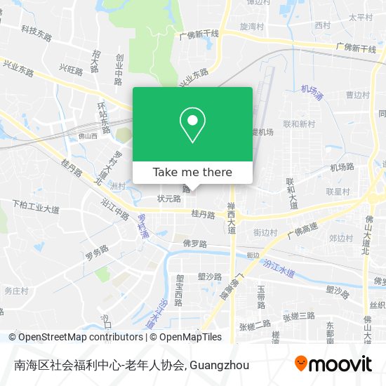 南海区社会福利中心-老年人协会 map