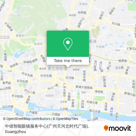 中德智能眼镜服务中心(广州天河北时代广场) map
