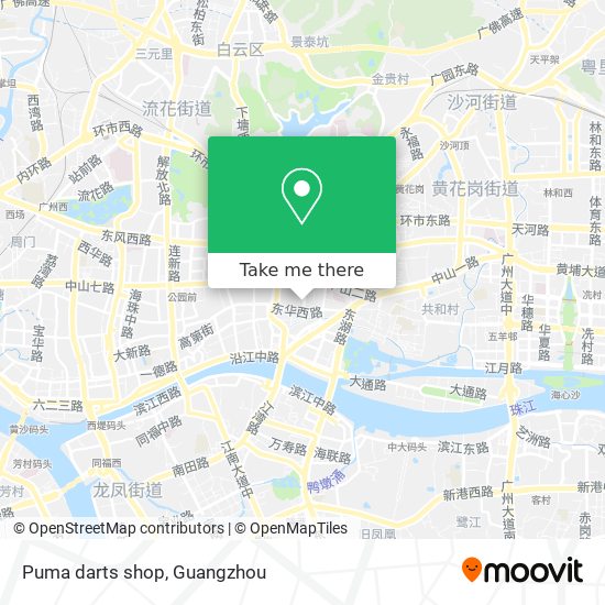 Puma darts shop map