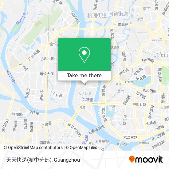 天天快递(桥中分部) map