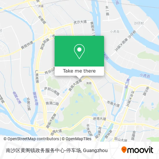 南沙区黄阁镇政务服务中心-停车场 map