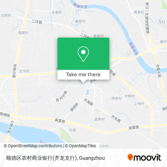 顺德区农村商业银行(齐龙支行) map