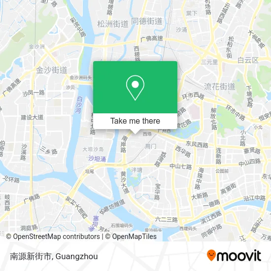 南源新街市 map