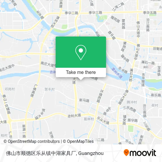 佛山市顺德区乐从镇中湖家具厂 map