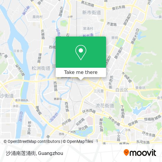 沙涌南莲涌街 map