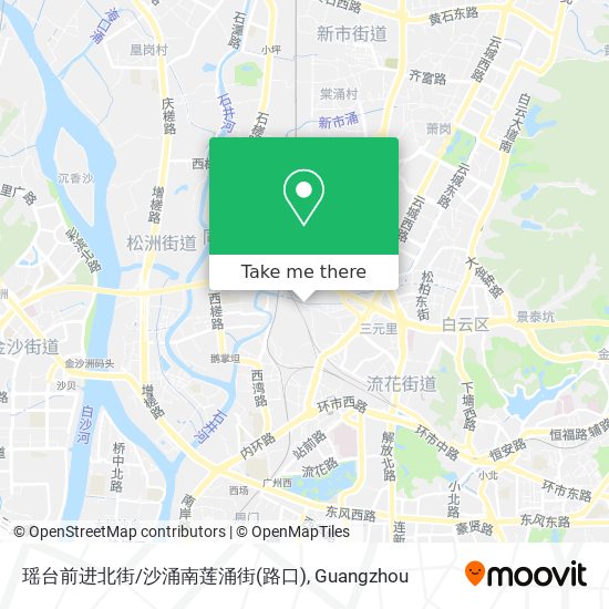瑶台前进北街/沙涌南莲涌街(路口) map