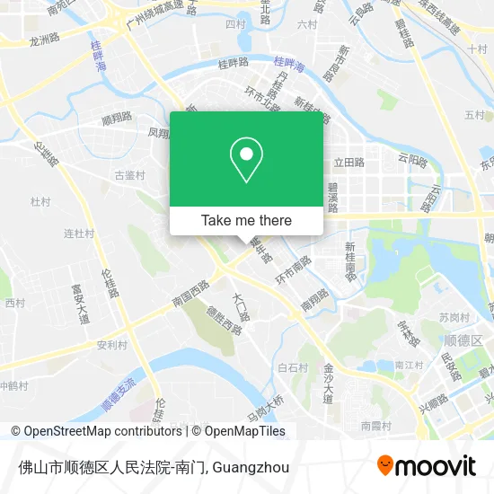佛山市顺德区人民法院-南门 map