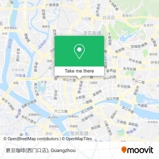 磨豆咖啡(西门口店) map