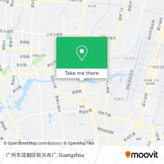 广州市花都区联兴布厂 map