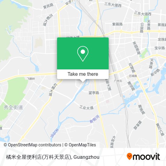 橘米全屋便利店(万科天景店) map