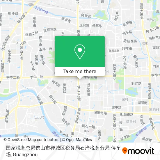 国家税务总局佛山市禅城区税务局石湾税务分局-停车场 map