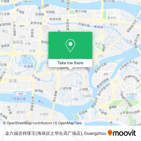 金六福吉祥珠宝(海珠区土华合高广场店) map