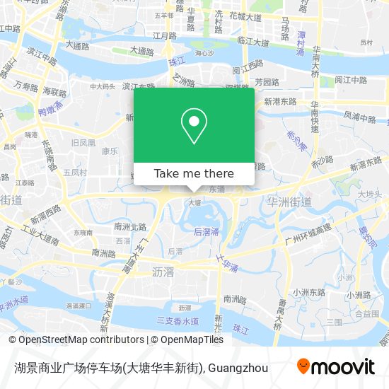 湖景商业广场停车场(大塘华丰新街) map