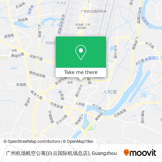 广州机场航空公寓(白云国际机场总店) map