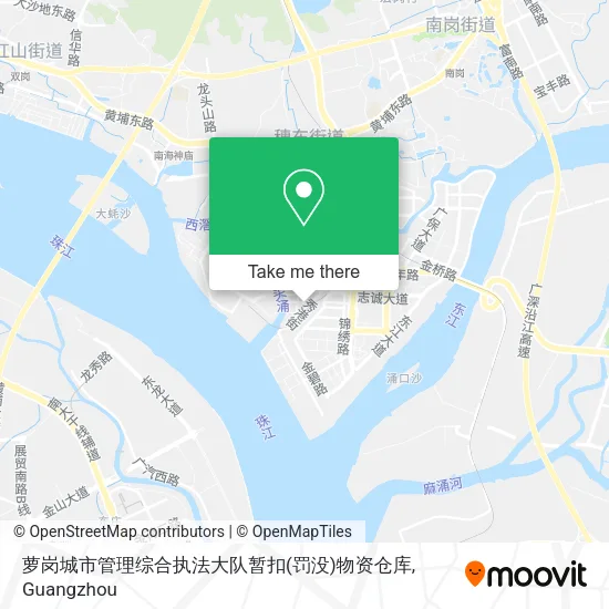 萝岗城市管理综合执法大队暂扣(罚没)物资仓库 map