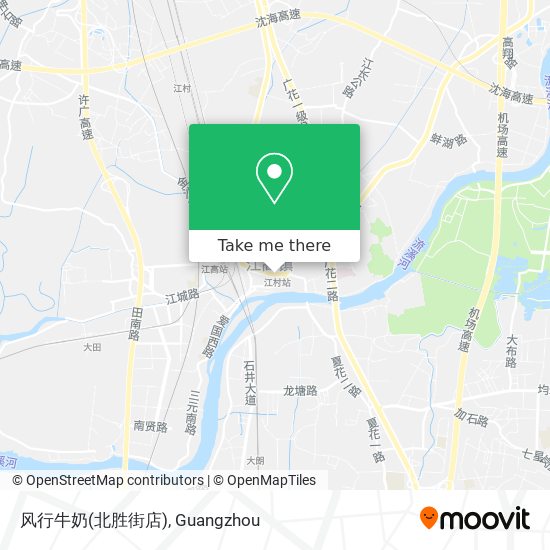 风行牛奶(北胜街店) map