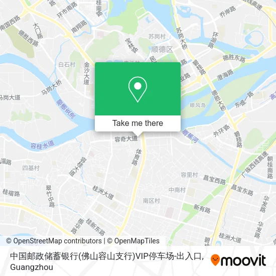 中国邮政储蓄银行(佛山容山支行)VIP停车场-出入口 map