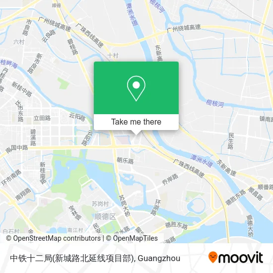 中铁十二局(新城路北延线项目部) map