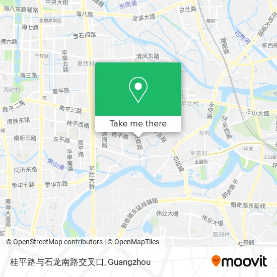 桂平路与石龙南路交叉口 map