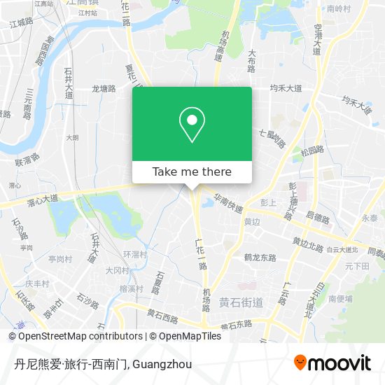 丹尼熊爱·旅行-西南门 map