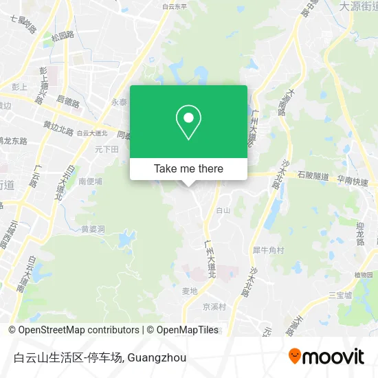 白云山生活区-停车场 map
