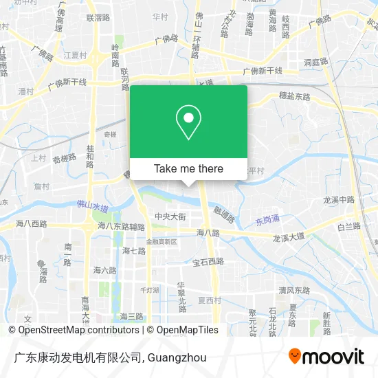 广东康动发电机有限公司 map