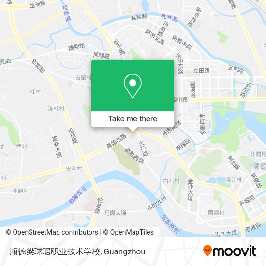 顺德梁球琚职业技术学校 map