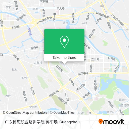 广东博思职业培训学院-停车场 map
