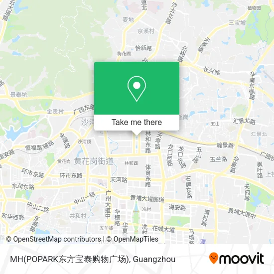 MH(POPARK东方宝泰购物广场) map