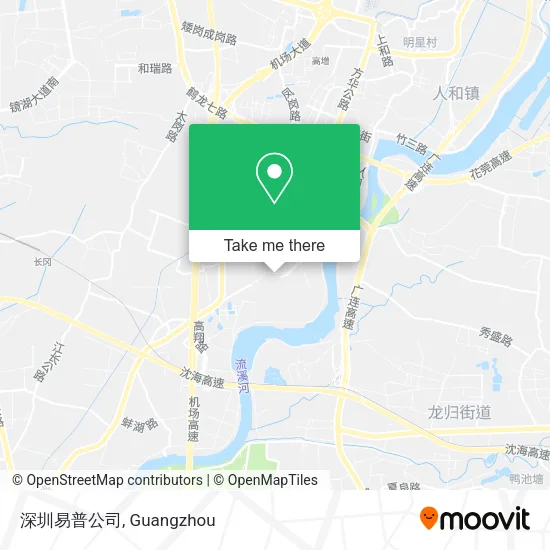 深圳易普公司 map
