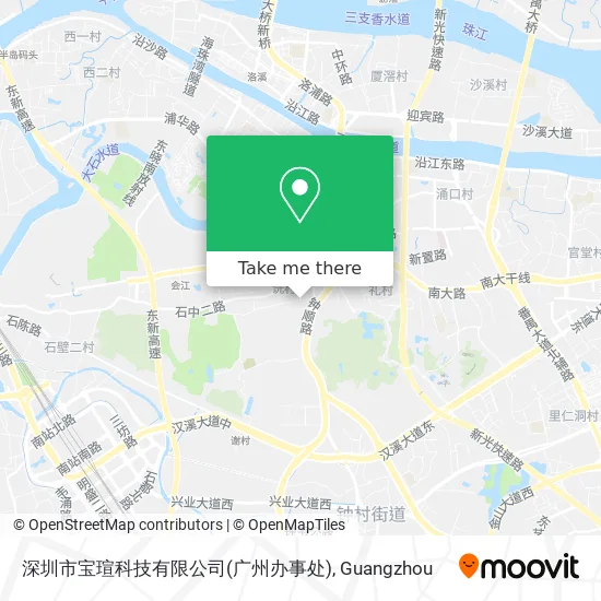 深圳市宝瑄科技有限公司(广州办事处) map