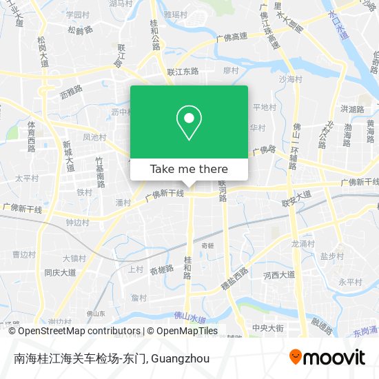 南海桂江海关车检场-东门 map