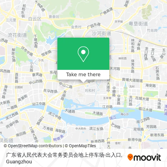 广东省人民代表大会常务委员会地上停车场-出入口 map