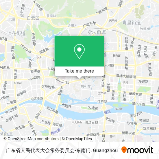 广东省人民代表大会常务委员会-东南门 map
