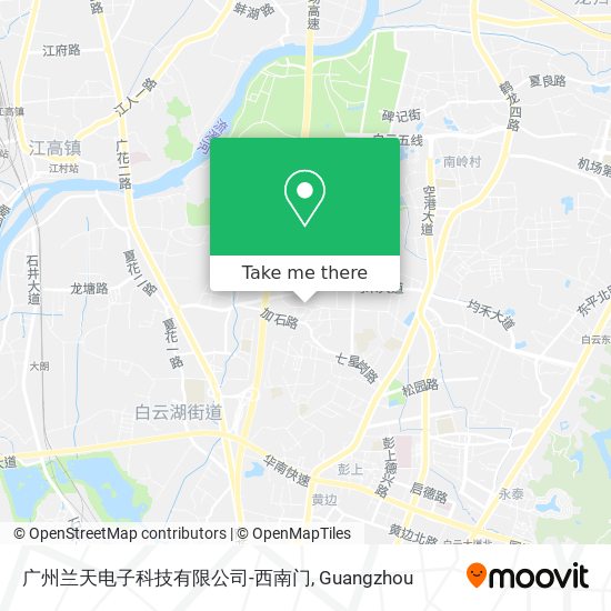 广州兰天电子科技有限公司-西南门 map