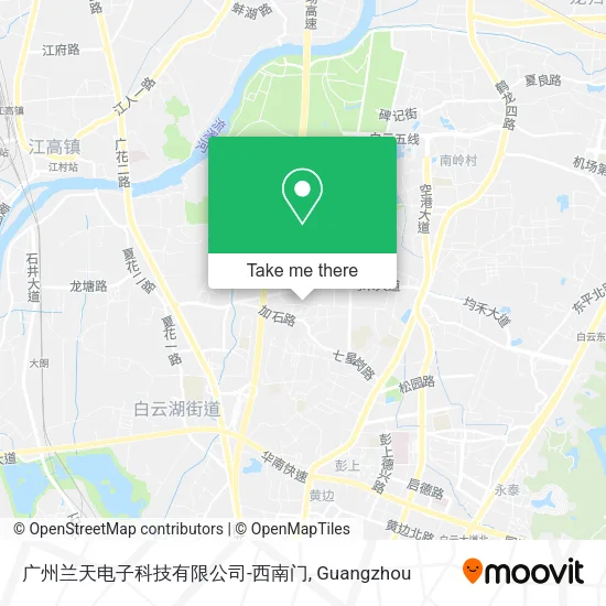 广州兰天电子科技有限公司-西南门 map