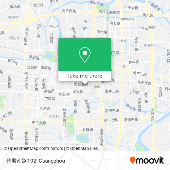 普君南路102 map
