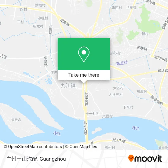 广州一山汽配 map