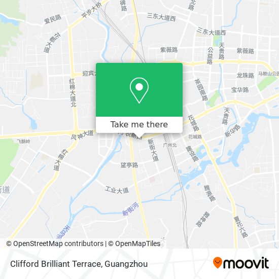 Clifford Brilliant Terrace map
