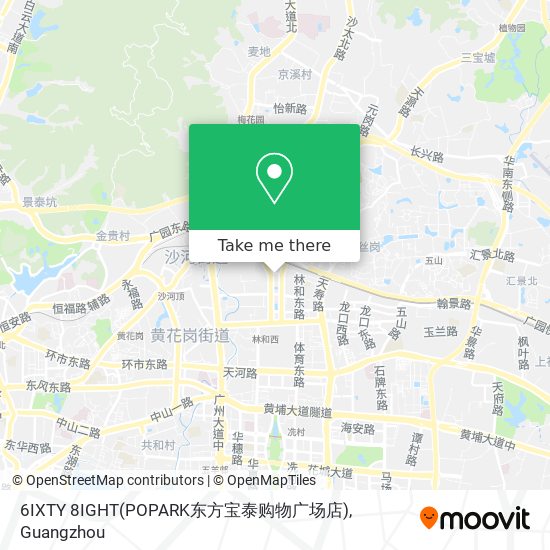 6IXTY 8IGHT(POPARK东方宝泰购物广场店) map