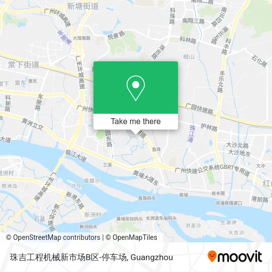 珠吉工程机械新市场B区-停车场 map