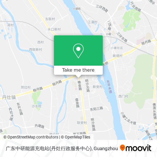 广东中研能源充电站(丹灶行政服务中心) map