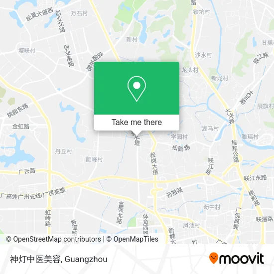 神灯中医美容 map