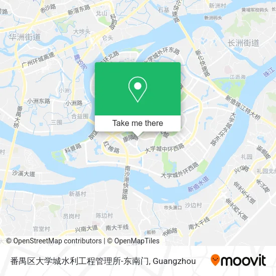番禺区大学城水利工程管理所-东南门 map