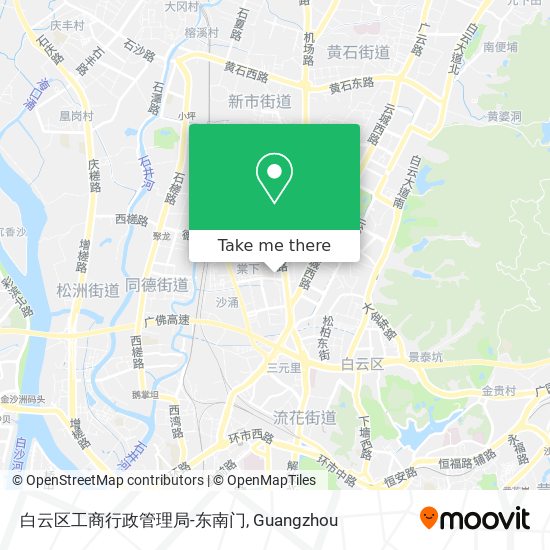 白云区工商行政管理局-东南门 map